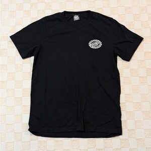 Santa Cruz Men’s Black Logo T-Shirt Size Medium